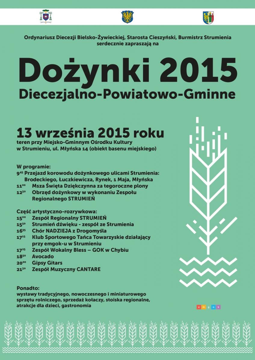 Strumień: Dożynki Diecezjalno-Powiatowo-Gminne - 13.09