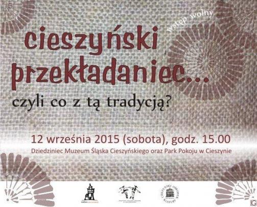 Cieszyński przekładaniec – czyli co z tą tradycją 12.09