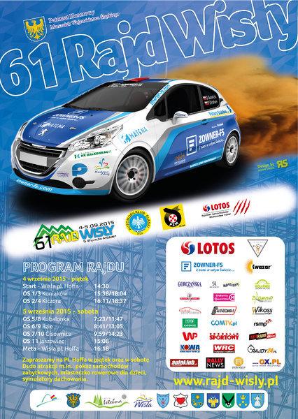 61. Samochodowy Rajd Wisły - 4/5.09 - AKTUALIZACJA