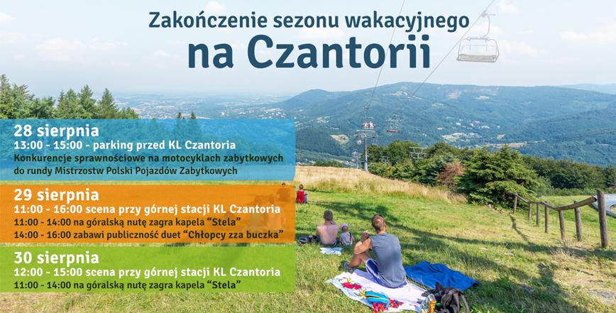 Ustroń: Zakończenie wakacji na czantorii 28-30.08