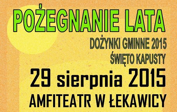 Pożegnanie Lata w Gminie Łękawica 29.08