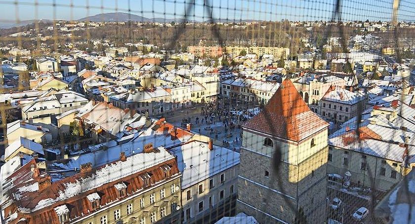 Wieża żywieckiej Konkatedry dostępna dla zwiedzających