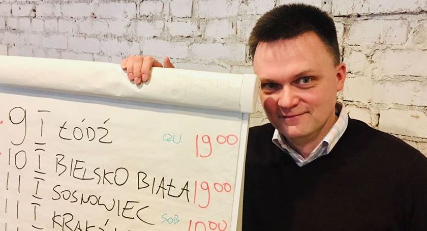 Szymon Hołownia w Bielsku-Białej. Spotkanie z kandydatem na Prezydenta RP
