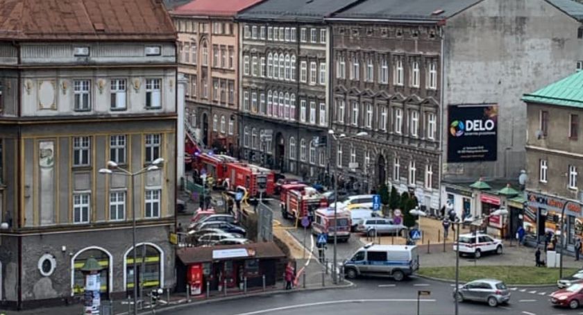 Pożar na Barlickiego. Płonęła kamienica w Bielsku Białej