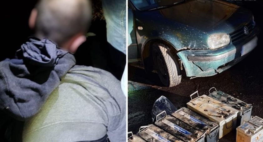 Złodziej akumulatorów trzykrotnie okradał ten sam warsztat w Bujakowie