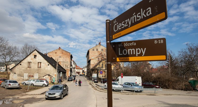 Rondo na skrzyżowaniu ulicy Lompy i Cieszyńskiej w Bielsku-Białej oraz przebudowa ulic 