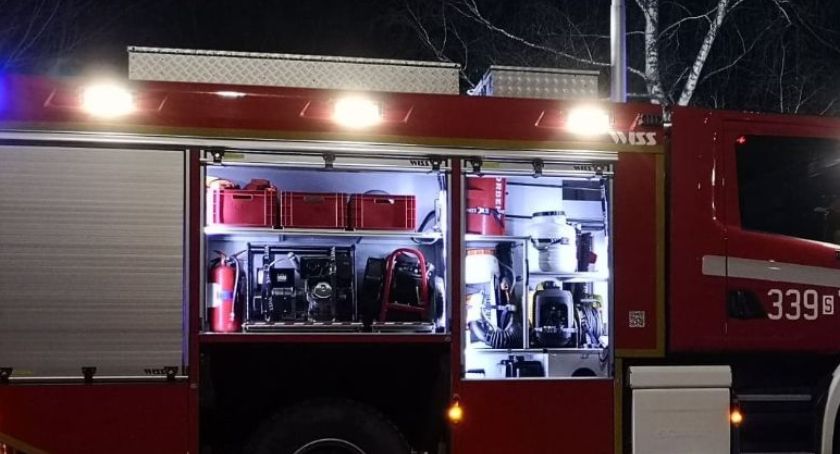 Pożar domu przy ulicy Maślaków w Bielsku-Białej 