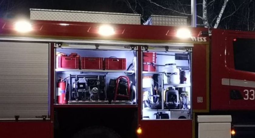 Pożar w Bielsku-Białej. Spalił się serwis komputerowy 