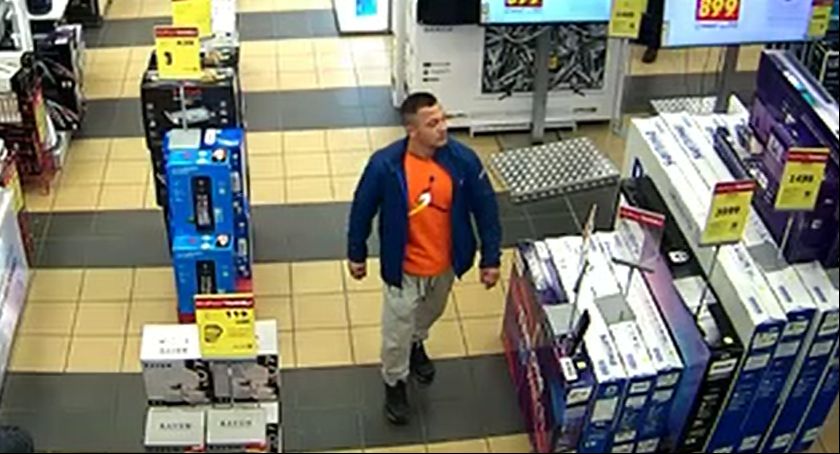 Policja poszukuje mężczyzny podejrzanego o kradzież telefonów FILM