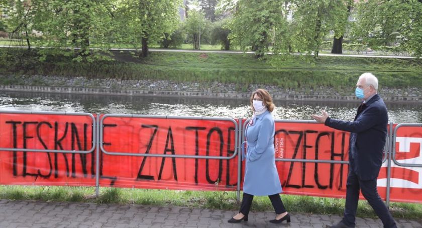 Małgorzata Kidawa-Błońska w Cieszynie FILM