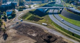 Rozpoczęły się prace przy zakręcie idiotów. Powstanie nowy węzeł drogowy Suchy Potok [FOTO]