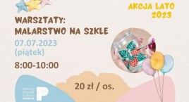 Warsztaty malarstwa na szkle w GOK Promyk w Bystrej