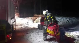 Zachłyśnięcie dwutygodniowego dziecka w terenie górskim, na pomoc ruszyli strażacy