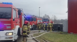 Pożar na wojskowej strzelnicy w Bielsku-Białej [FOTO]