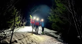 Nocne poszukiwania turysty na Babiej Górze [FOTO]