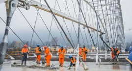 Prace przy moście w Porąbce idą zgodnie z planem