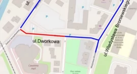 Od środy do piątku wystąpią utrudnienia w ruchu na ulicy Dworkowej