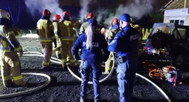 Pożar samochodu elektrycznego na ul. Czorsztyńskiej.&hellip;