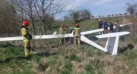 Awaryjne lądowanie szybowca w Bielsku‑Białej