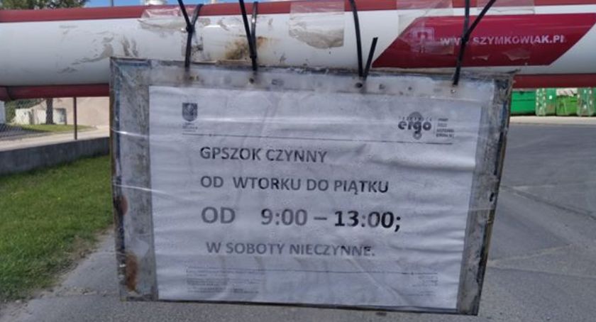 PSZOK nie dla pracujących, czyli nasza interwencja