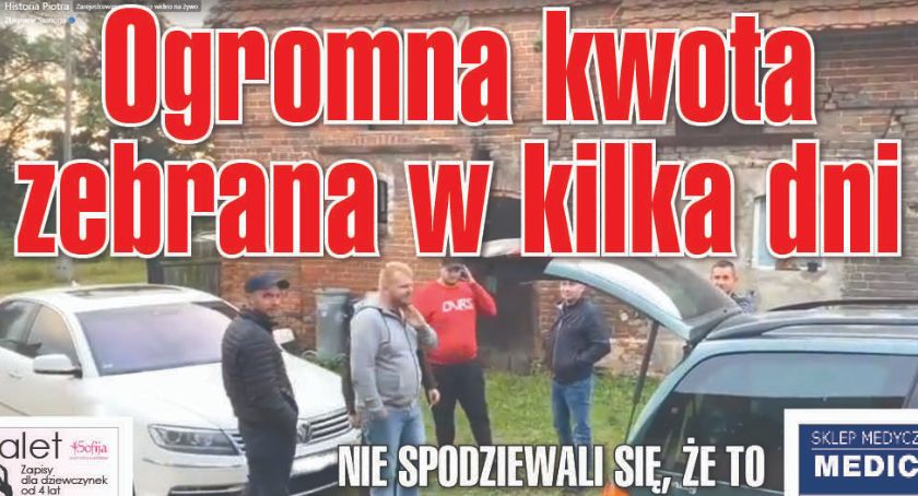 Ogromna kwota zebrana w kilka dni