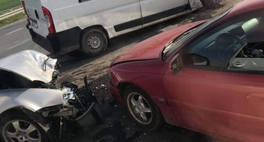 Uwaga. Wypadek na starej piątce
