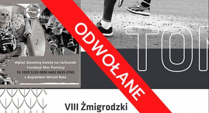 Maraton na raty odwołany
