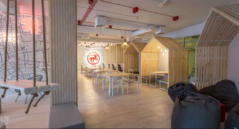 Nowoczesna strefa coworkingowa w bibliotece UŁ dzięki firmie Rossmann
