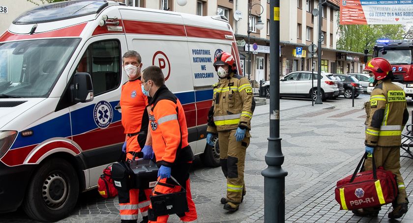 Zasłabł mieszkaniec Trzebnicy - interweniowały służby