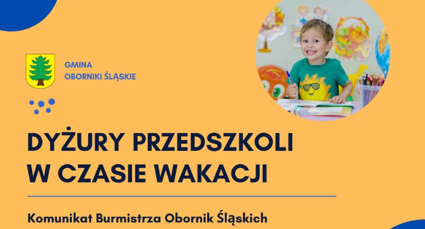Będą dyżury wakacyjne!