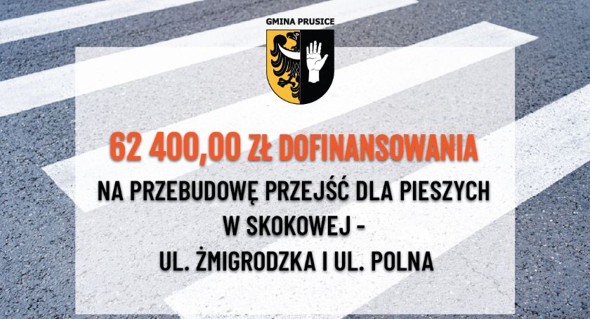 Przejścia dla pieszych w Skokowej zostaną przebudowane