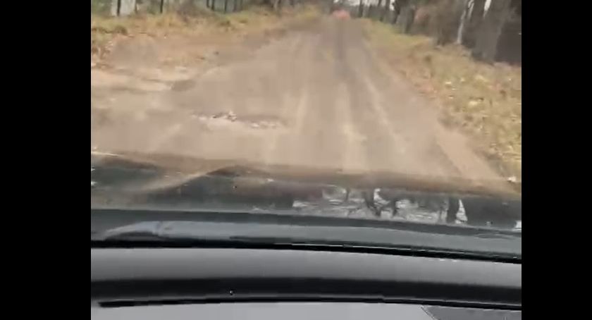 Dziurawa droga (nie) po naprawie