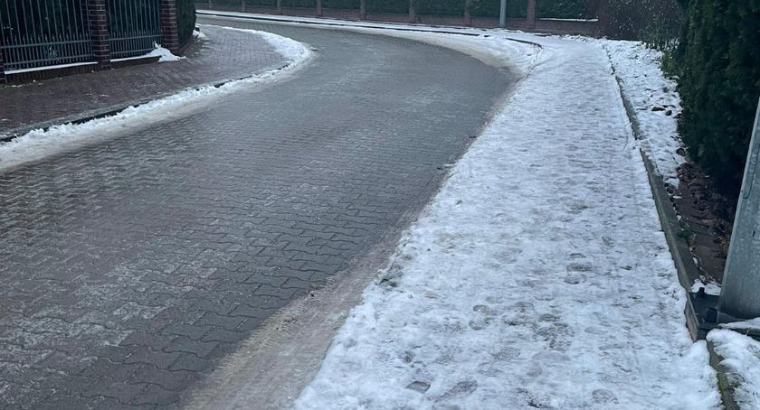 Na ulicach ślisko