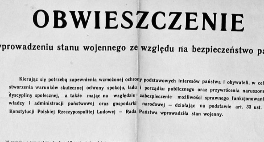 40 lat temu obudziło nas wystąpienie generała Jaruzelskiego