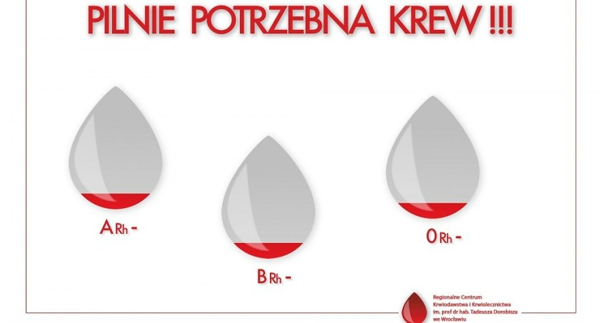 Krew bardzo potrzebna od zaraz - RCKiK prosi o oddawanie krwi
