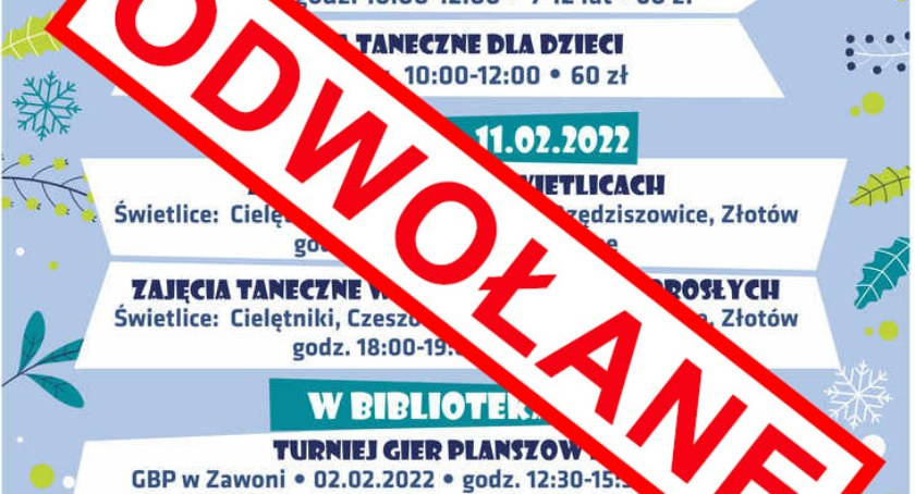 Kolejna gmina odwołuje ferie