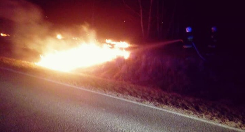 Powiat trzebnicki.Plaga pożarów traw