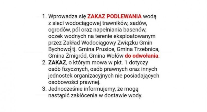 Zabraknie wody?