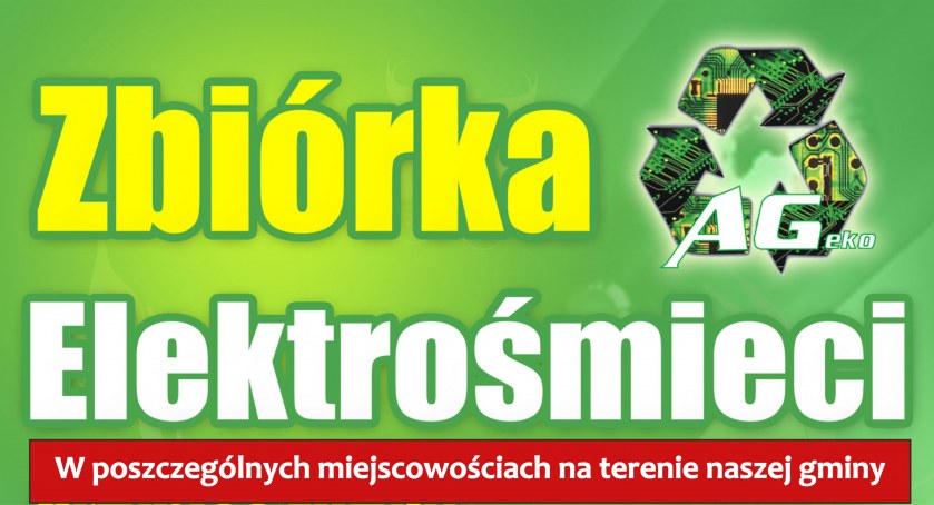 Zbiórka elektrośmieci na terenach wiejskich