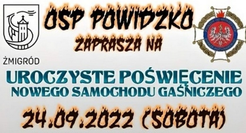 Poświęcenie wozu strażackiego