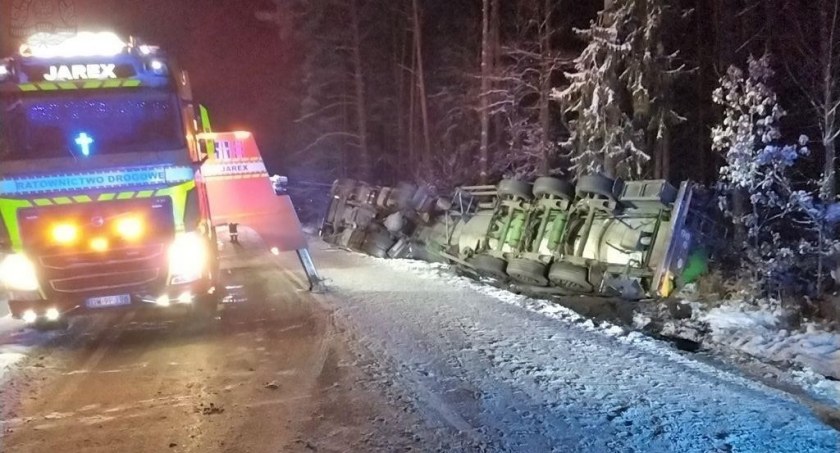 Wypadek cysterny z substancją chemiczną