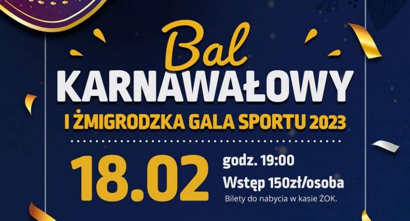 Żmigrodzka gala sportu i bal karnawałowy
