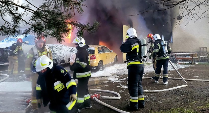 Warsztat został podpalony?