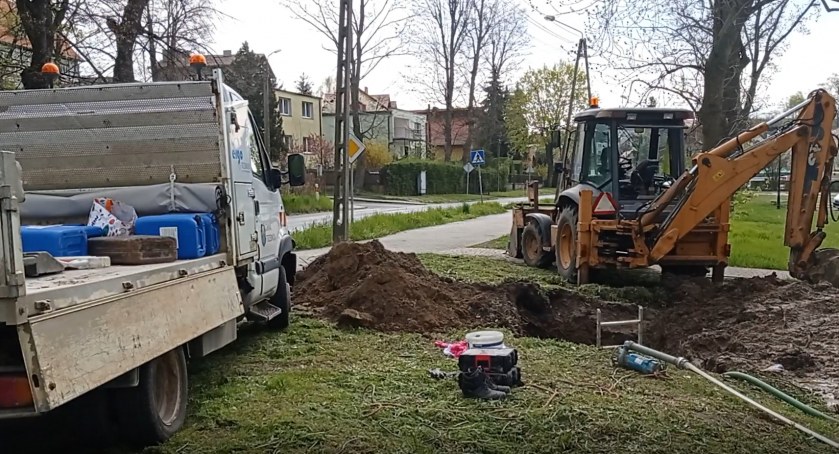 Awaria wodociągu w Trzebnicy. Zobacz FILM