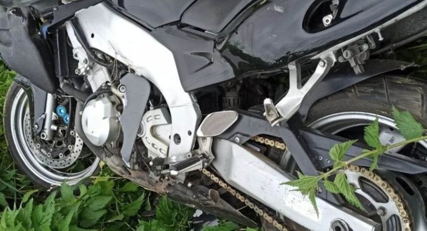Śmiertelny wypadek motocyklisty