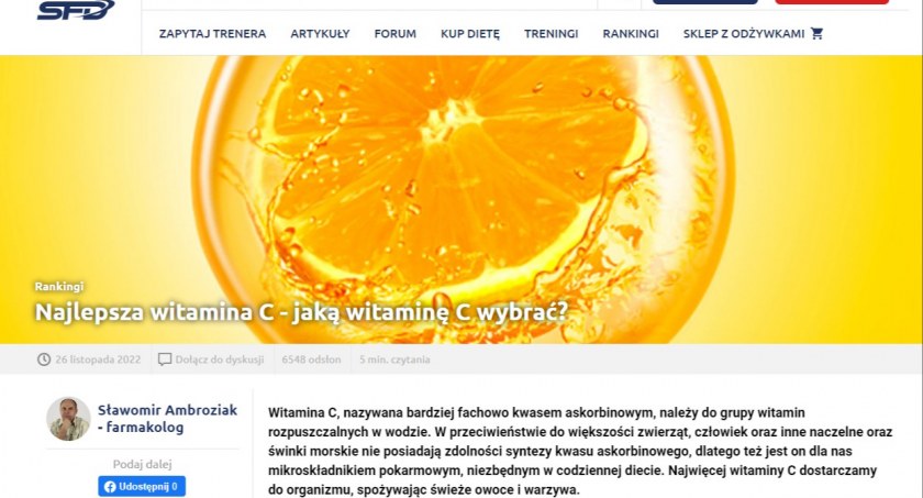 Jak wybierać witaminę C? Jak rozpoznać najlepszy suplement?