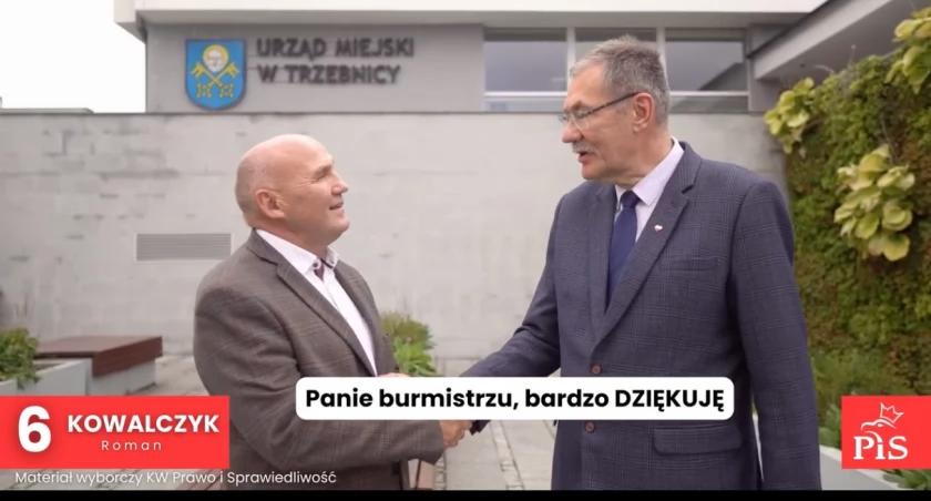 Maska opadła. Burmistrz Długozima jawnie popiera i reklamuje kandydata PiS - FILM