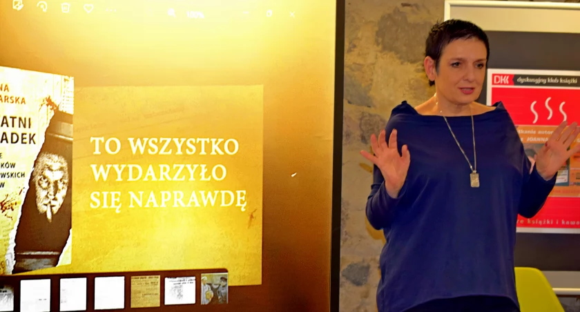 Joanna Lamparska w obornickiej bibliotece