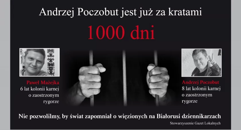 Przebywa w białoruskim więzieniu już 1000 dni. Nie można o nich zapomnieć