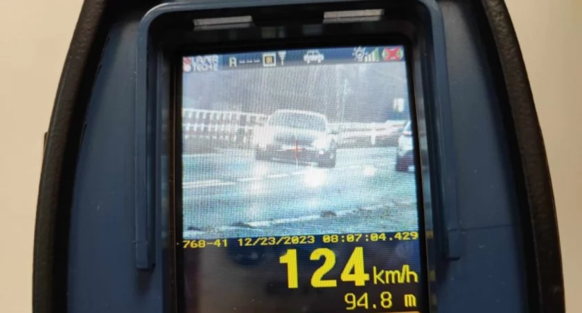124 km/h w terenie zabudowanym